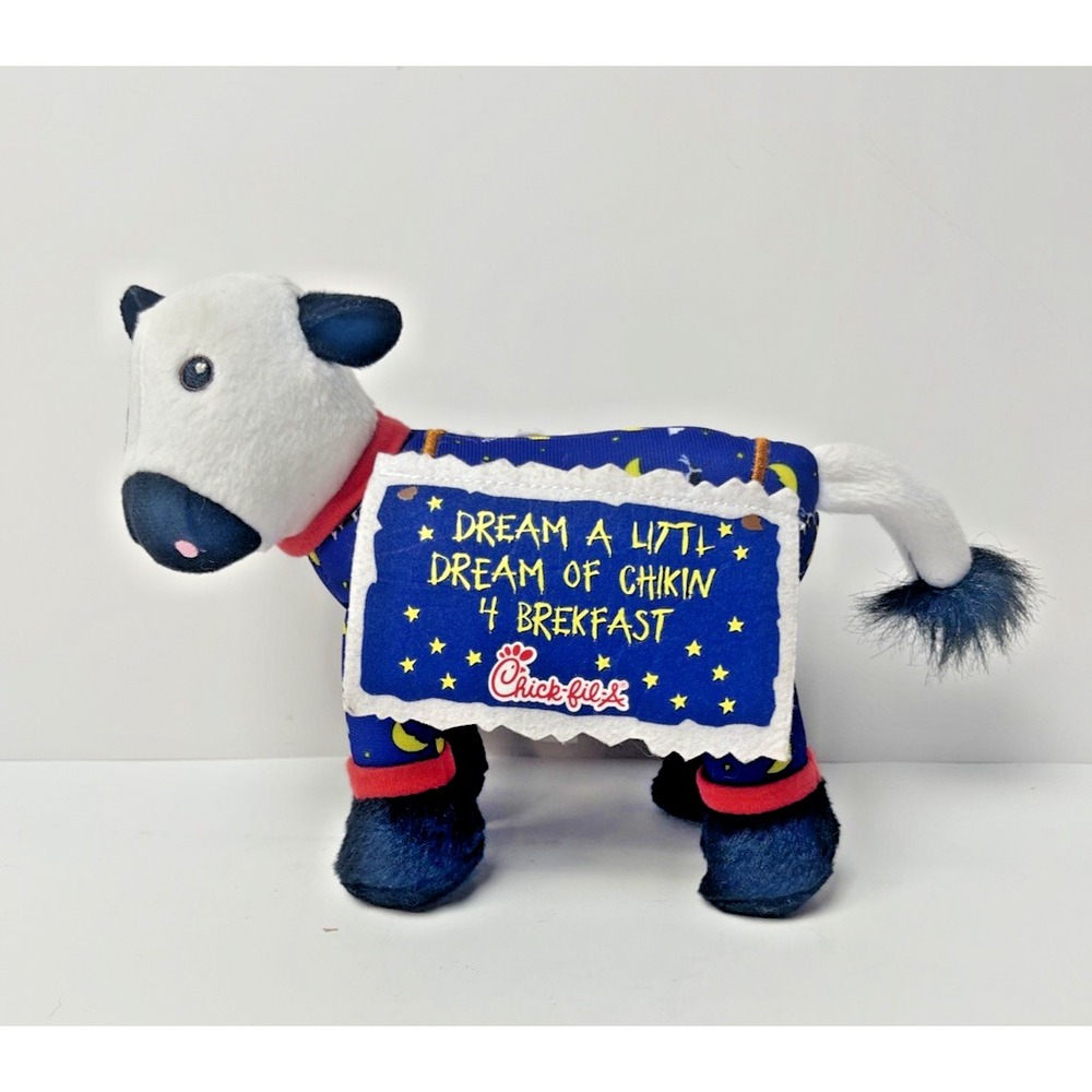 Chick-Fil-A Plush Cow Dream of Chikin 4 Brekfast Pajamas 2015 Collectible Promo
